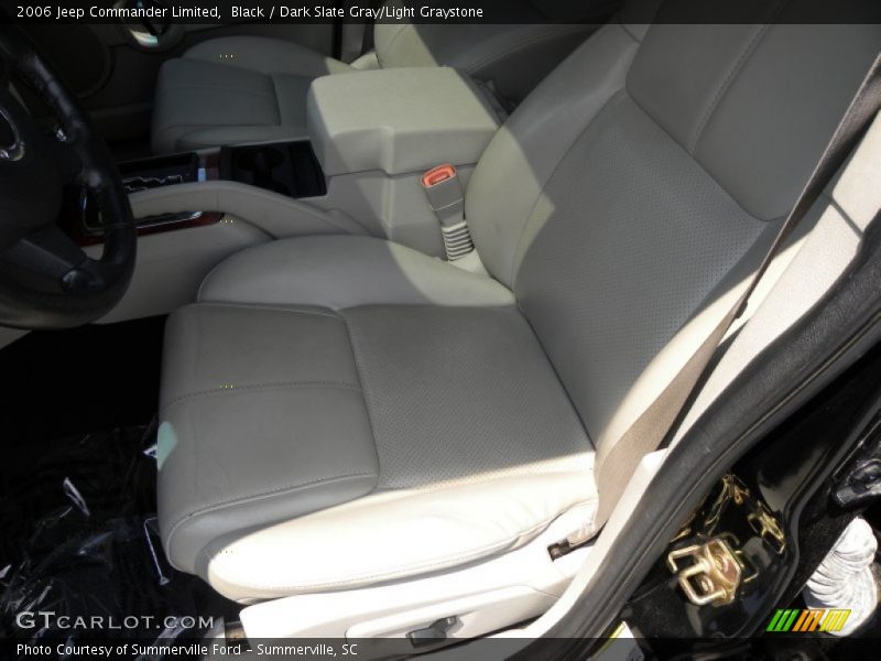 Black / Dark Slate Gray/Light Graystone 2006 Jeep Commander Limited