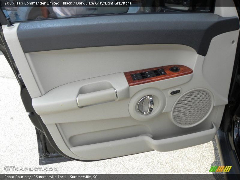 Black / Dark Slate Gray/Light Graystone 2006 Jeep Commander Limited