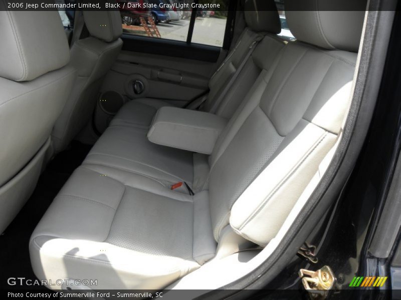 Black / Dark Slate Gray/Light Graystone 2006 Jeep Commander Limited