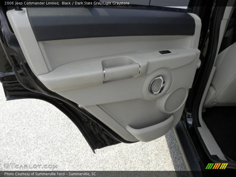 Black / Dark Slate Gray/Light Graystone 2006 Jeep Commander Limited