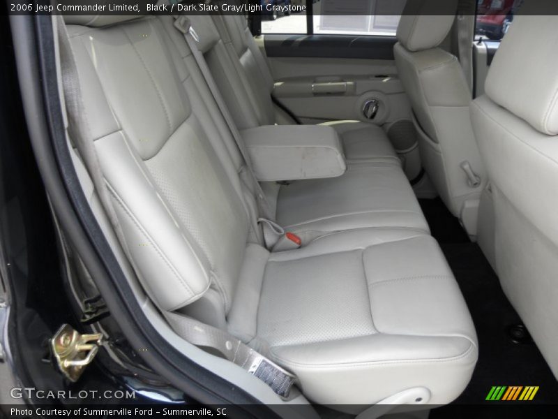 Black / Dark Slate Gray/Light Graystone 2006 Jeep Commander Limited