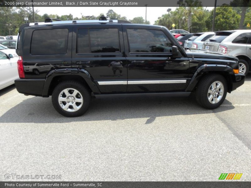 Black / Dark Slate Gray/Light Graystone 2006 Jeep Commander Limited