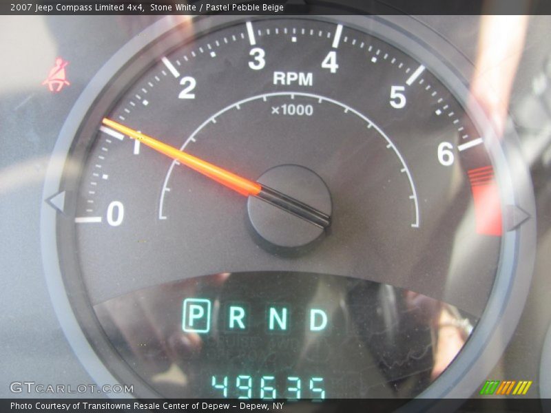 Stone White / Pastel Pebble Beige 2007 Jeep Compass Limited 4x4
