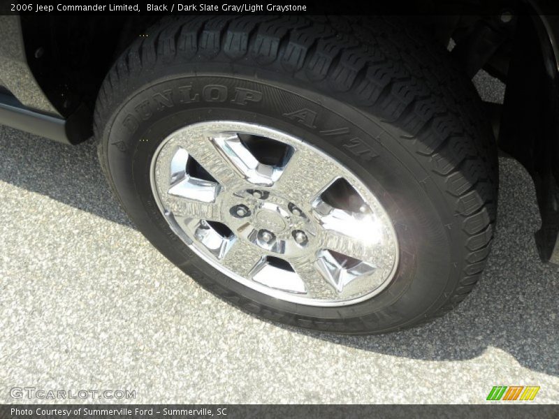 Black / Dark Slate Gray/Light Graystone 2006 Jeep Commander Limited