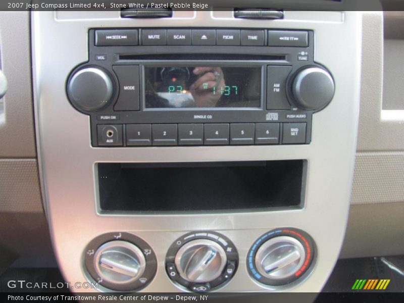 Stone White / Pastel Pebble Beige 2007 Jeep Compass Limited 4x4