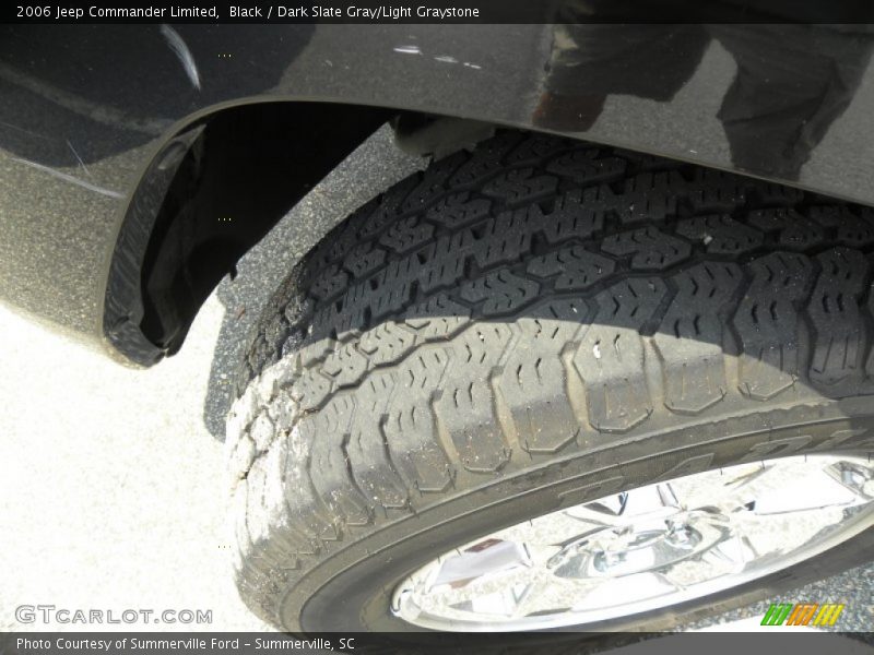 Black / Dark Slate Gray/Light Graystone 2006 Jeep Commander Limited