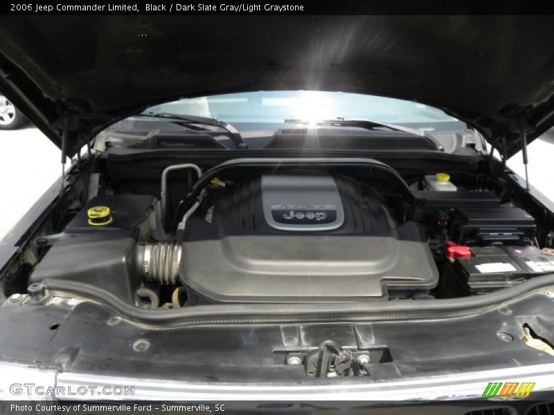 Black / Dark Slate Gray/Light Graystone 2006 Jeep Commander Limited