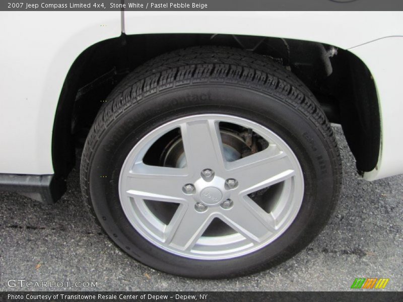 Stone White / Pastel Pebble Beige 2007 Jeep Compass Limited 4x4