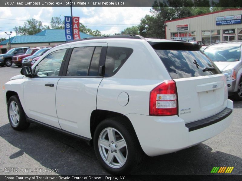 Stone White / Pastel Pebble Beige 2007 Jeep Compass Limited 4x4