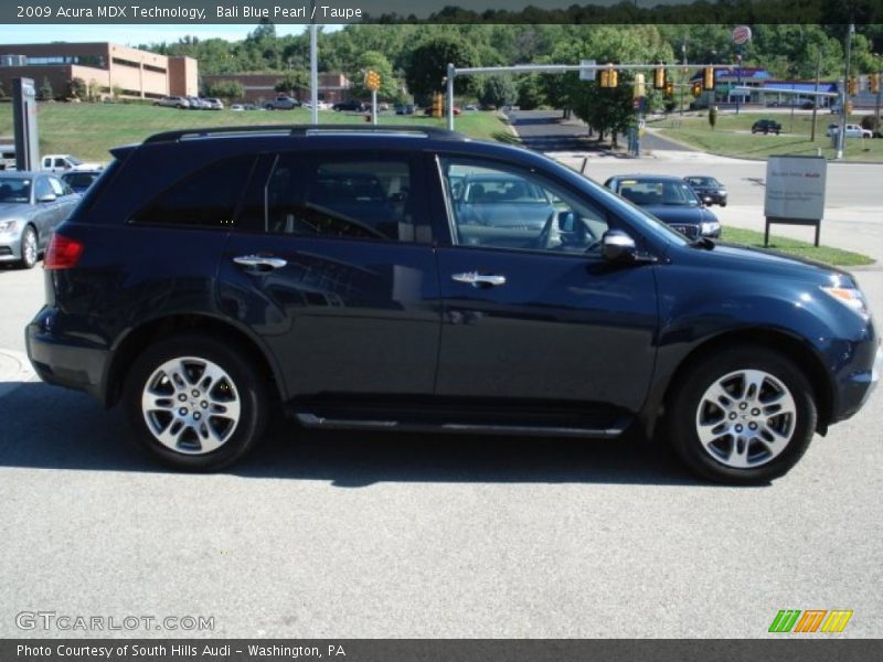 Bali Blue Pearl / Taupe 2009 Acura MDX Technology