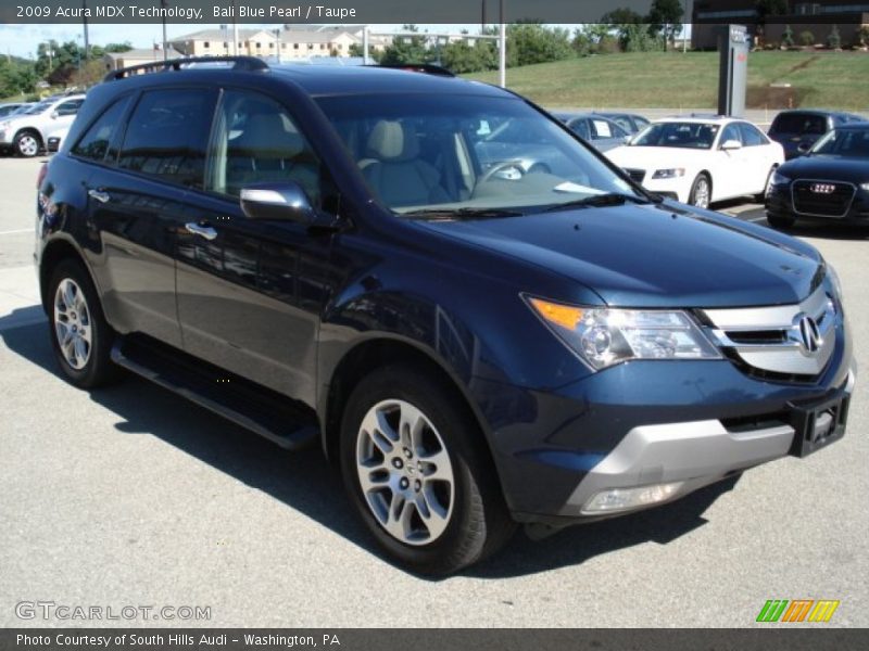 Front 3/4 View of 2009 MDX Technology