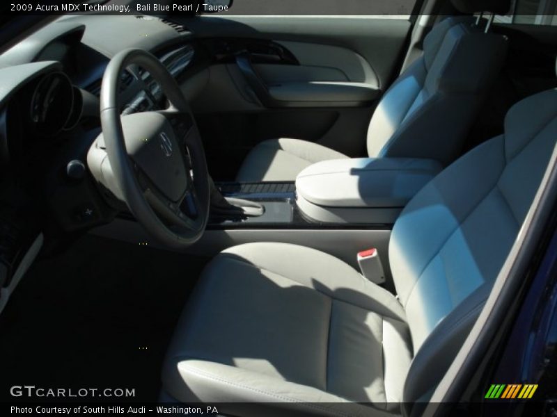 Bali Blue Pearl / Taupe 2009 Acura MDX Technology