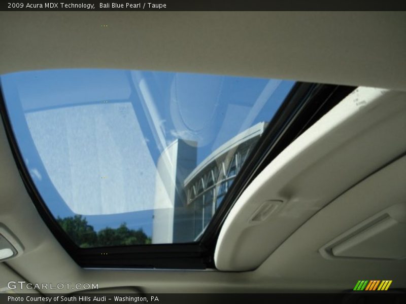 Bali Blue Pearl / Taupe 2009 Acura MDX Technology