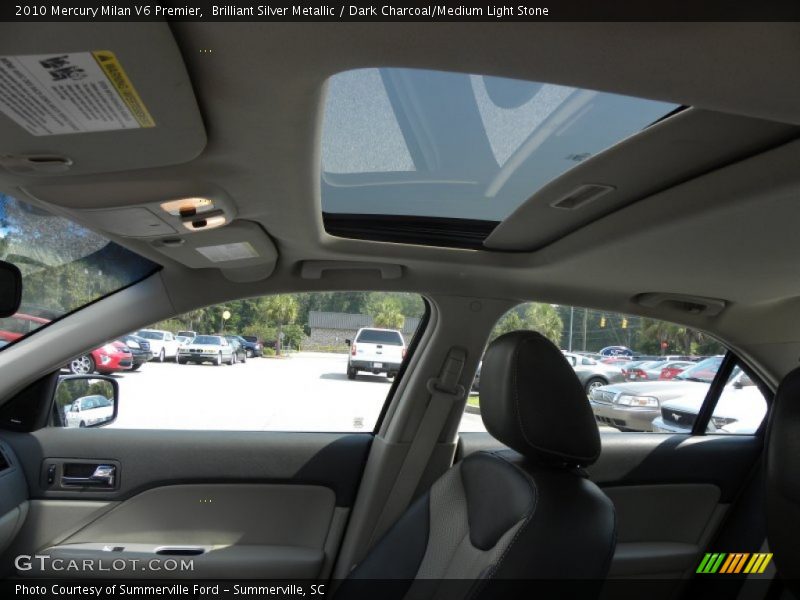 Brilliant Silver Metallic / Dark Charcoal/Medium Light Stone 2010 Mercury Milan V6 Premier