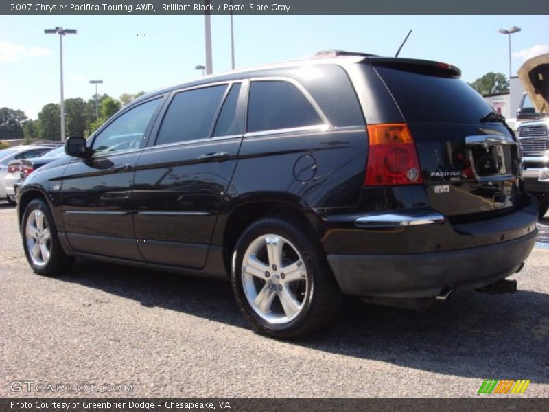 Brilliant Black / Pastel Slate Gray 2007 Chrysler Pacifica Touring AWD