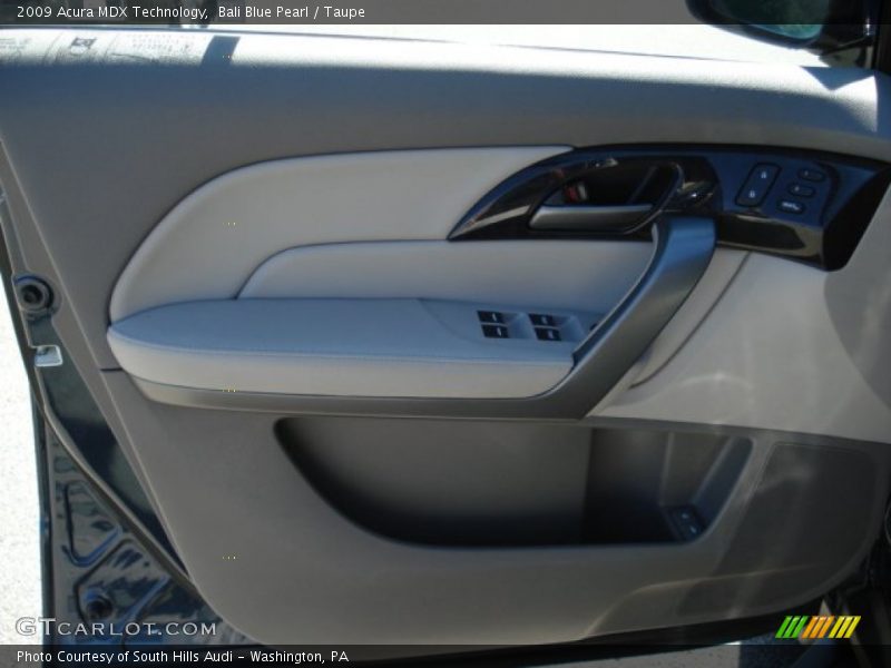 Bali Blue Pearl / Taupe 2009 Acura MDX Technology