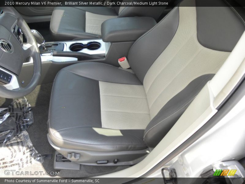 Brilliant Silver Metallic / Dark Charcoal/Medium Light Stone 2010 Mercury Milan V6 Premier