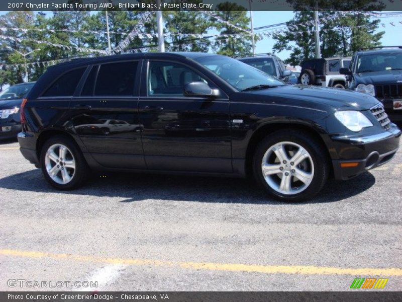 Brilliant Black / Pastel Slate Gray 2007 Chrysler Pacifica Touring AWD
