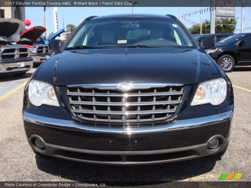 Brilliant Black / Pastel Slate Gray 2007 Chrysler Pacifica Touring AWD