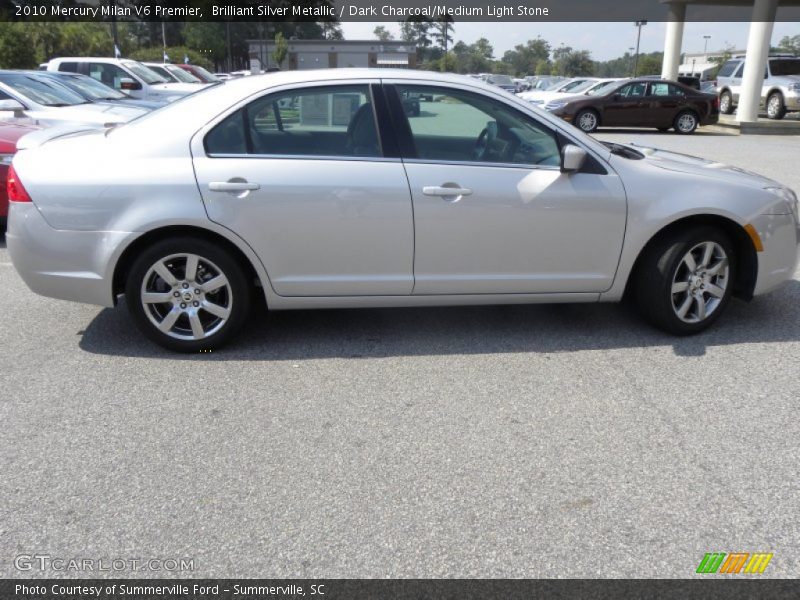 Brilliant Silver Metallic / Dark Charcoal/Medium Light Stone 2010 Mercury Milan V6 Premier