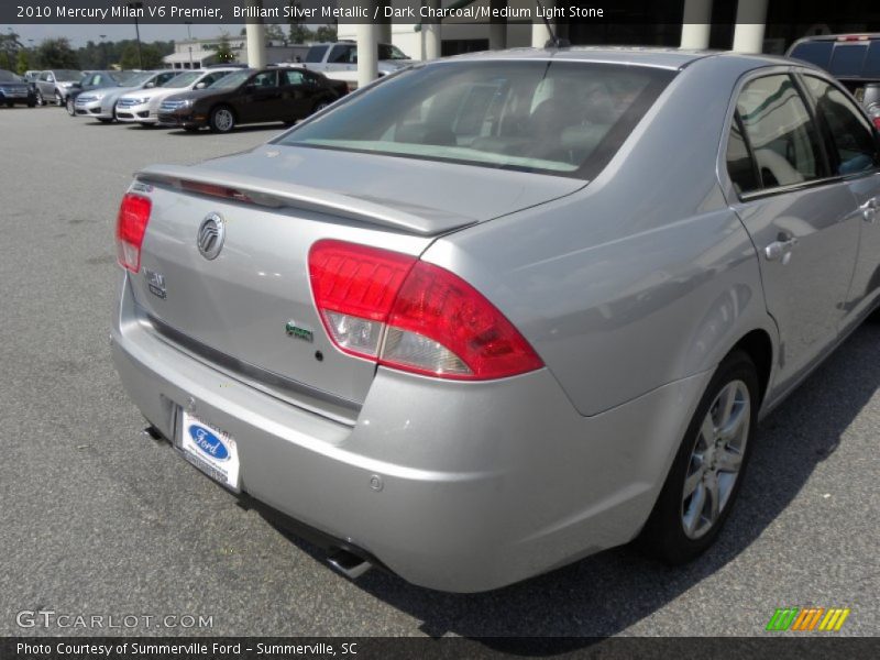 Brilliant Silver Metallic / Dark Charcoal/Medium Light Stone 2010 Mercury Milan V6 Premier