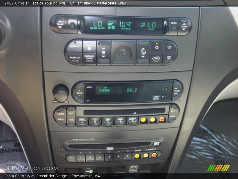 Brilliant Black / Pastel Slate Gray 2007 Chrysler Pacifica Touring AWD