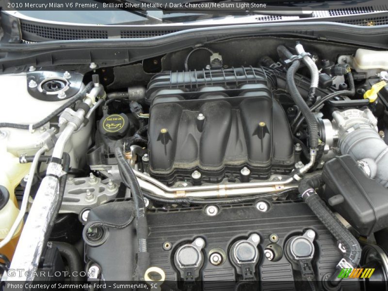 Brilliant Silver Metallic / Dark Charcoal/Medium Light Stone 2010 Mercury Milan V6 Premier