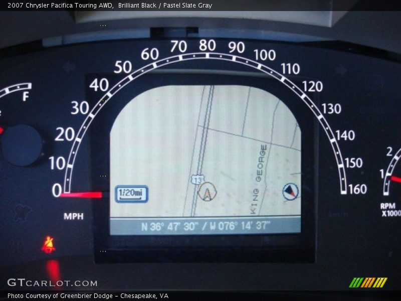 Brilliant Black / Pastel Slate Gray 2007 Chrysler Pacifica Touring AWD