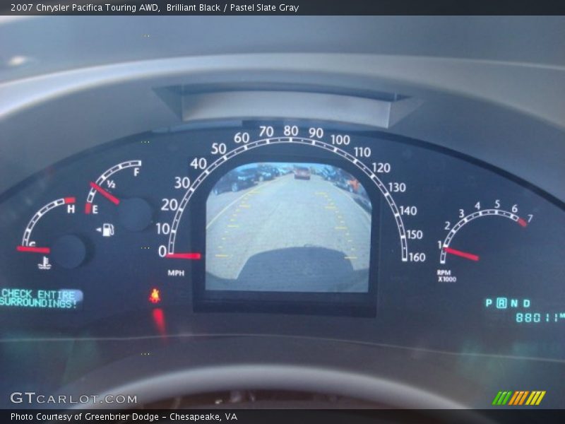 Brilliant Black / Pastel Slate Gray 2007 Chrysler Pacifica Touring AWD