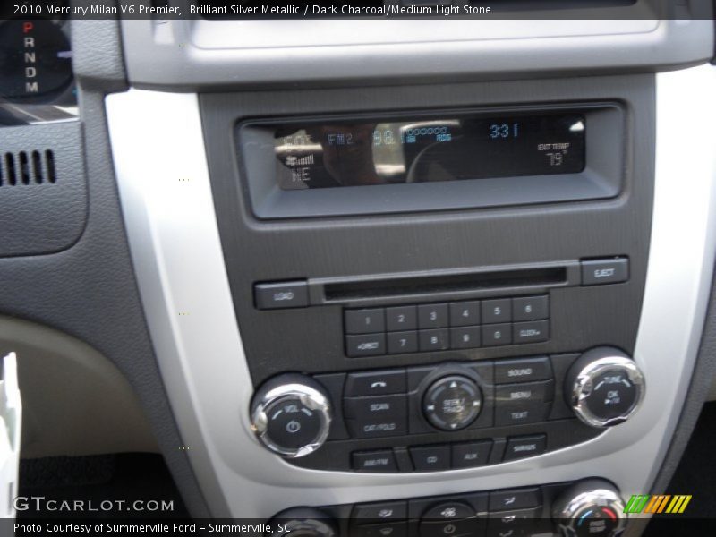 Brilliant Silver Metallic / Dark Charcoal/Medium Light Stone 2010 Mercury Milan V6 Premier