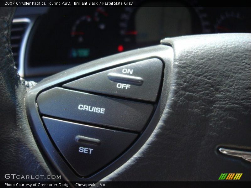 Brilliant Black / Pastel Slate Gray 2007 Chrysler Pacifica Touring AWD
