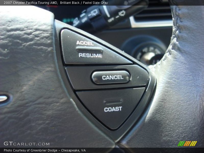 Brilliant Black / Pastel Slate Gray 2007 Chrysler Pacifica Touring AWD