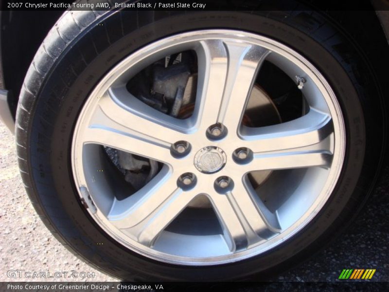 Brilliant Black / Pastel Slate Gray 2007 Chrysler Pacifica Touring AWD