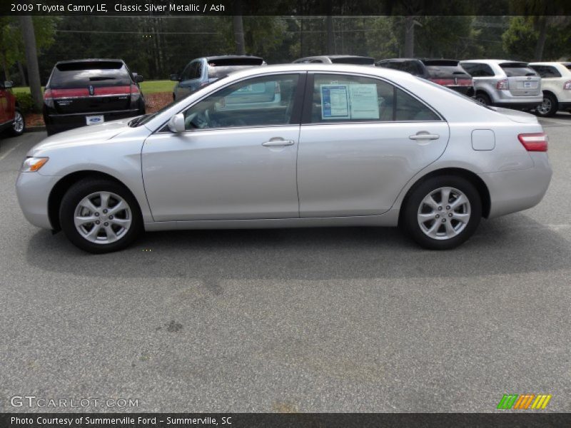 Classic Silver Metallic / Ash 2009 Toyota Camry LE