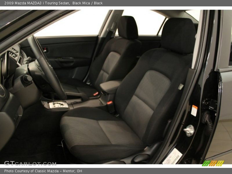 Black Mica / Black 2009 Mazda MAZDA3 i Touring Sedan
