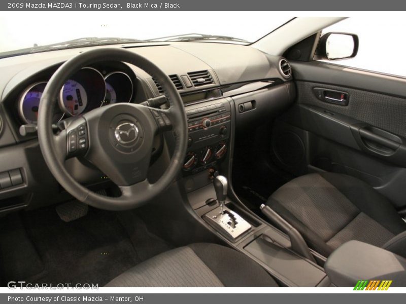 Black Mica / Black 2009 Mazda MAZDA3 i Touring Sedan