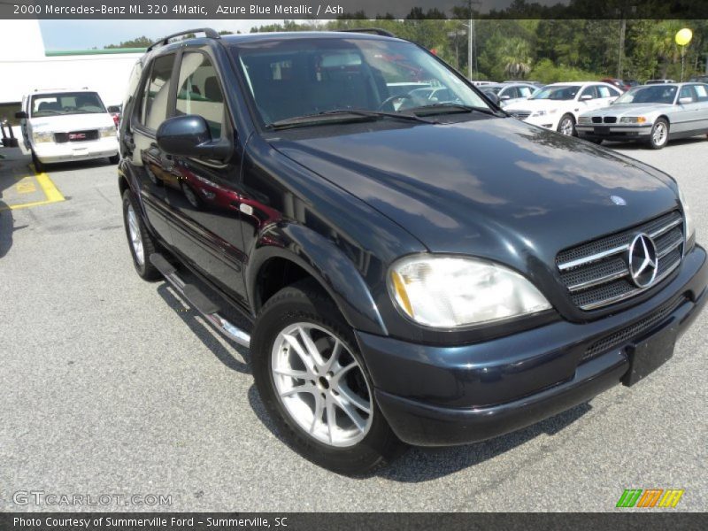 Azure Blue Metallic / Ash 2000 Mercedes-Benz ML 320 4Matic
