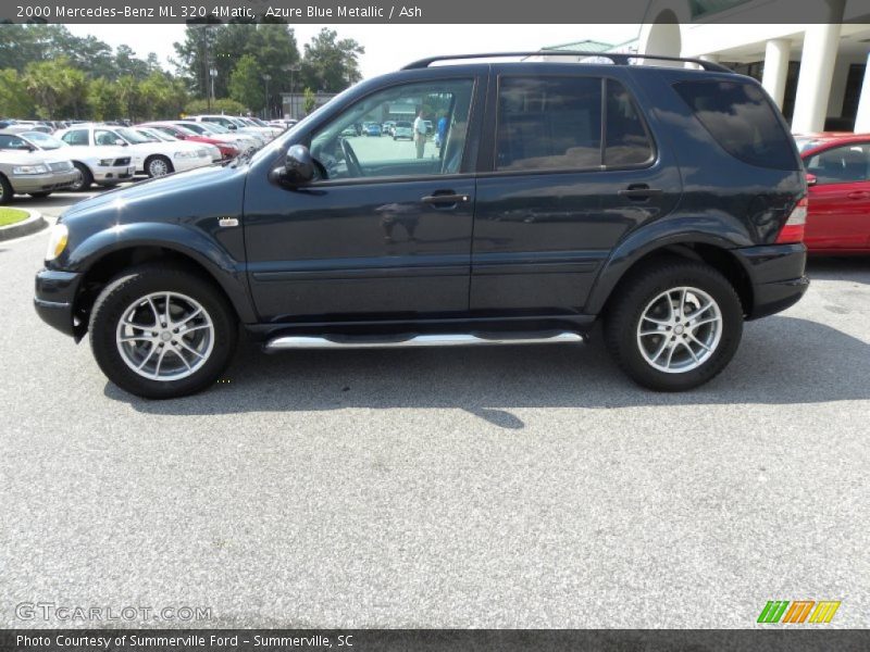 Azure Blue Metallic / Ash 2000 Mercedes-Benz ML 320 4Matic