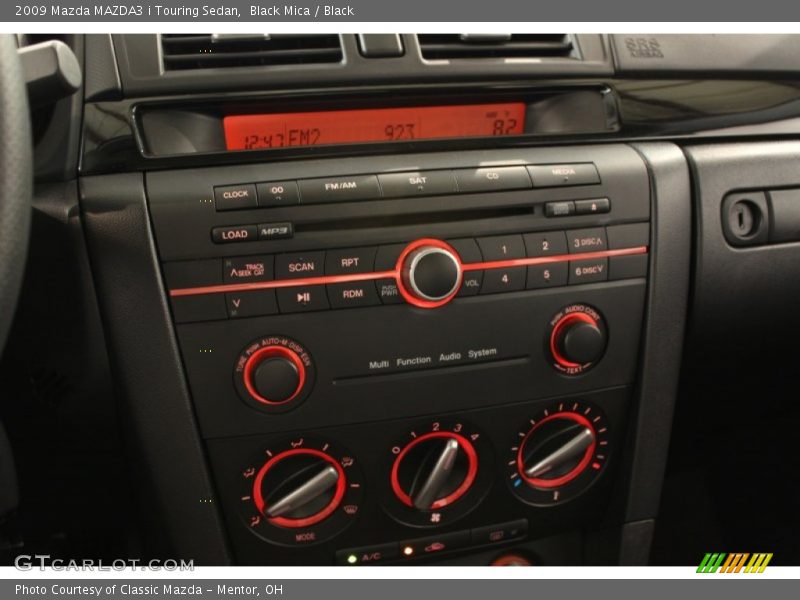 Black Mica / Black 2009 Mazda MAZDA3 i Touring Sedan