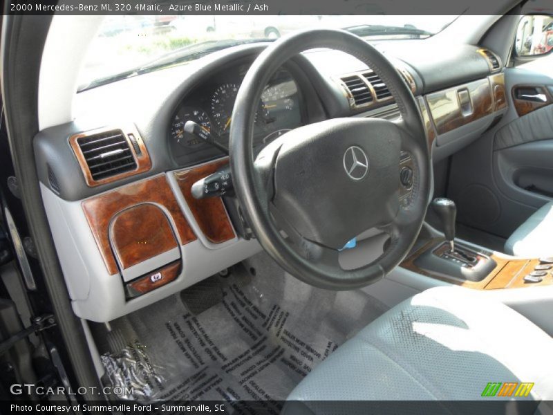 Azure Blue Metallic / Ash 2000 Mercedes-Benz ML 320 4Matic