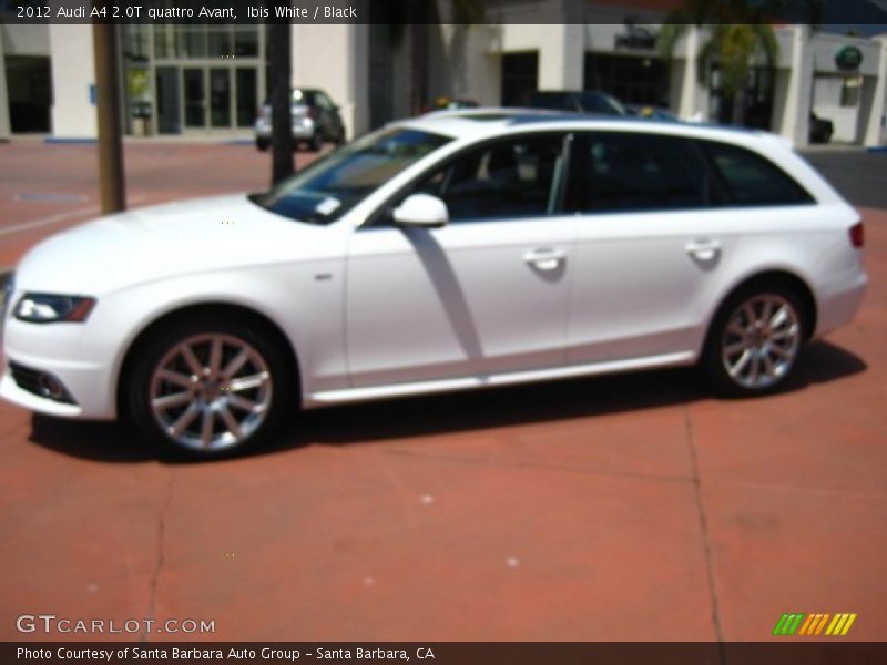 Ibis White / Black 2012 Audi A4 2.0T quattro Avant
