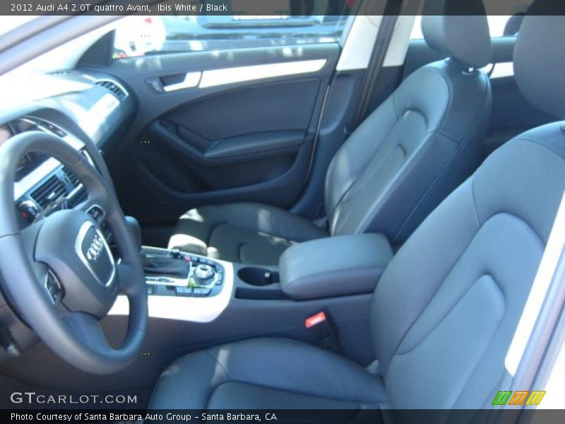 Ibis White / Black 2012 Audi A4 2.0T quattro Avant