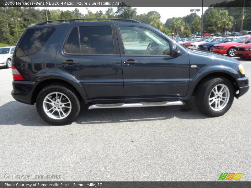 Azure Blue Metallic / Ash 2000 Mercedes-Benz ML 320 4Matic