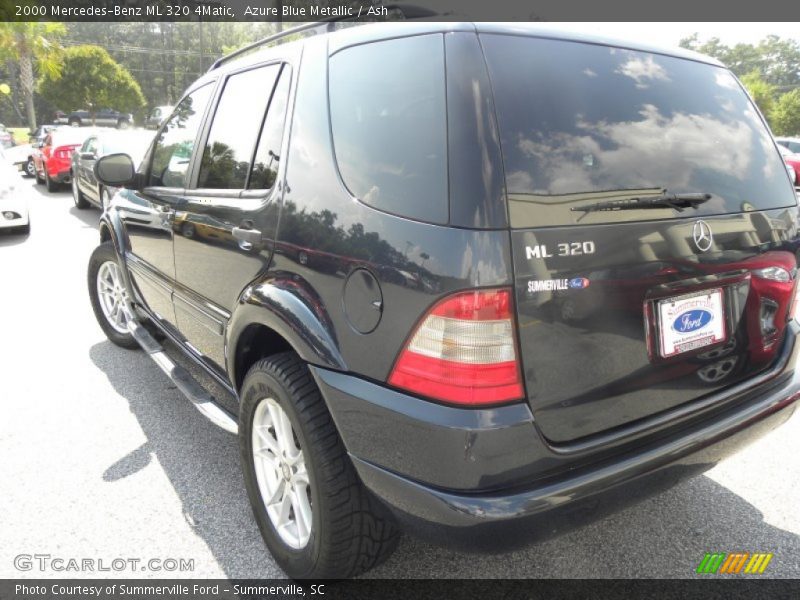 Azure Blue Metallic / Ash 2000 Mercedes-Benz ML 320 4Matic
