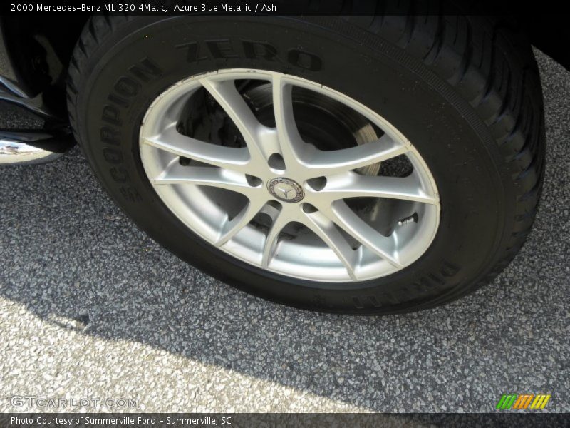 Azure Blue Metallic / Ash 2000 Mercedes-Benz ML 320 4Matic