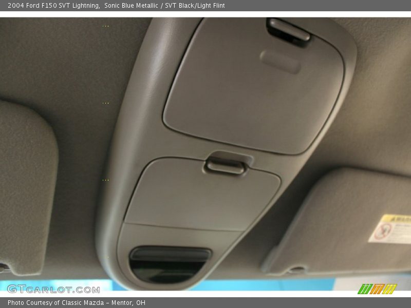 Sonic Blue Metallic / SVT Black/Light Flint 2004 Ford F150 SVT Lightning