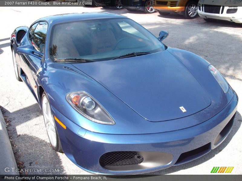 Blue Mirabeau / Cuoio 2007 Ferrari F430 Coupe