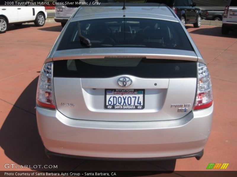 Classic Silver Metallic / Gray 2008 Toyota Prius Hybrid