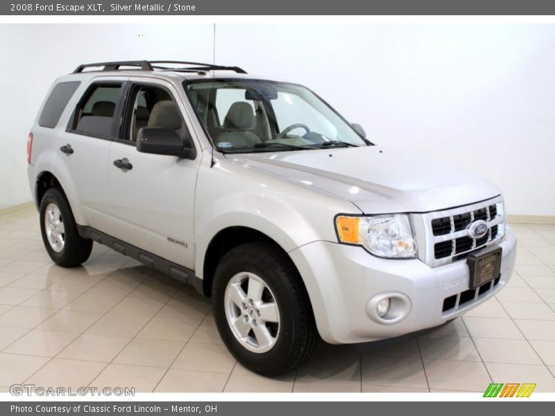 Silver Metallic / Stone 2008 Ford Escape XLT
