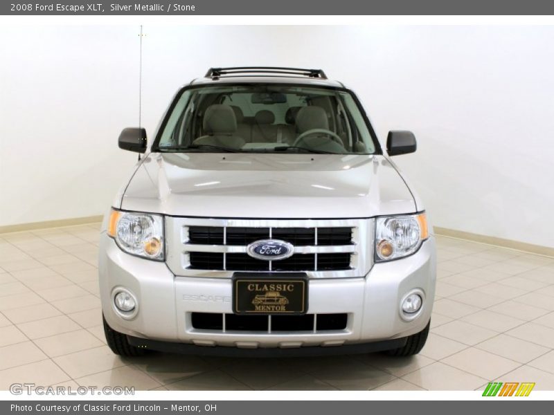 Silver Metallic / Stone 2008 Ford Escape XLT